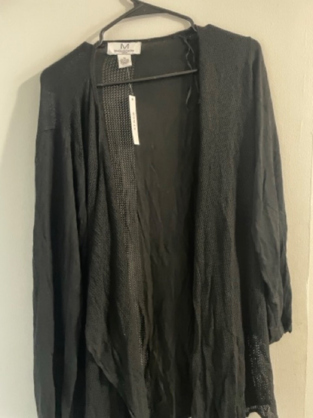 magashoni soft and cool black over coat